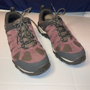 Merrell Womens Size 9.5 Wide Ancestor 3 Red leather Hiking Lace Up Shoes